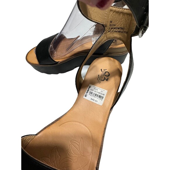 Vintage 93 Selena Black Platform Sandals Women’s Size 8 The Buckle - Picture 11 of 16